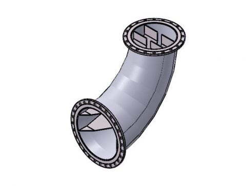 Flow Conditioning Elbow