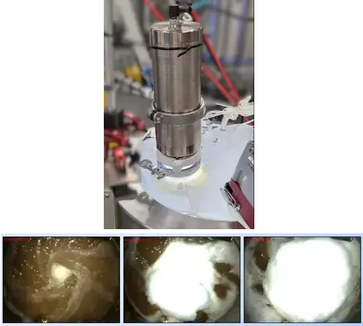 JM Canty BioCam monitoring changes in foam and froth for biotech, pharma, and mining flotation applications.