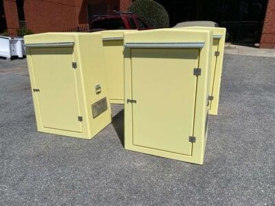 Four Gemeni 6 model enclosures