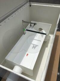 A customizable flume enclosure designed for a flume and flow instrumentation