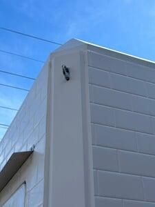 A shelter with corner lift points
