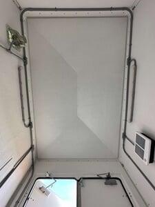 underside roof of a modular shelter