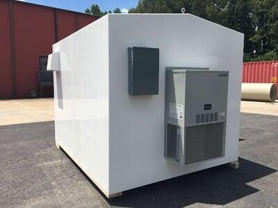 Air conditioned shelter