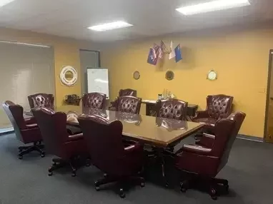 The luxurious executive meeting room inside Clipper Controls