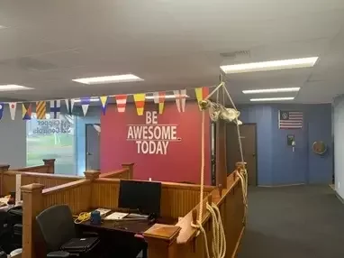 The iconic Clipper Controls ship-themed office cubicles