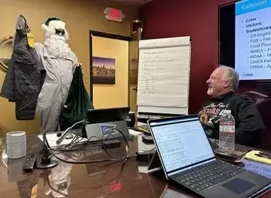 An entertaining Santa visit at Clipper Controls