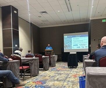 Clipper Controls presenting at a Reno, NV tradeshow