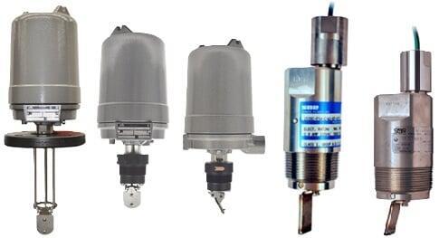 A variety of paddle flow switches