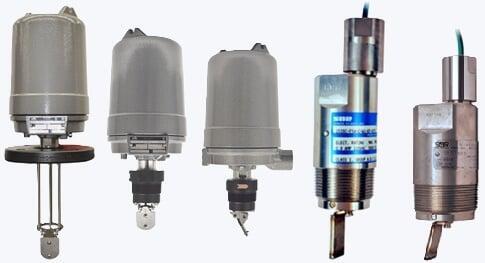 A variety of paddle flow switches