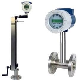 A variety of vortex gas flow meters