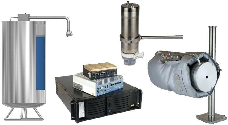 A variety of vision level cameras, instrumentation, and a vector control module (VCM)