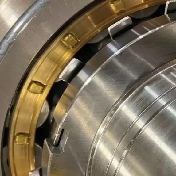 Heavy-duty bearing system used in severe duty motors for improved reliability and reduced maintenance