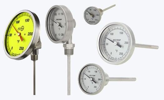 Liquid-Filled / Vapor-Tension Gauges