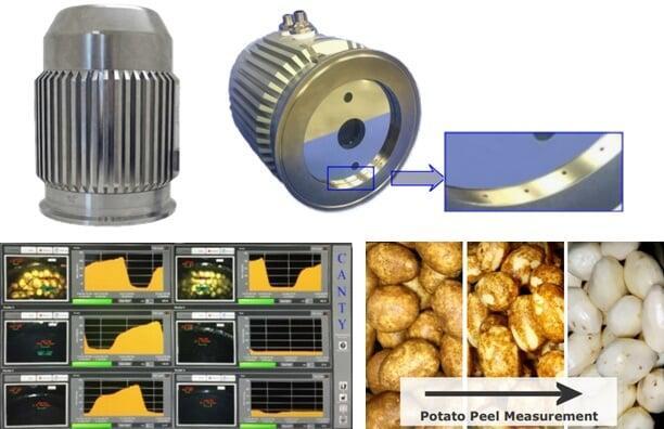 JM Canty process monitoring camera example for vessels and mixers, showing in-vessel camera hardware, live trending dashboard, and batch quality measurement.